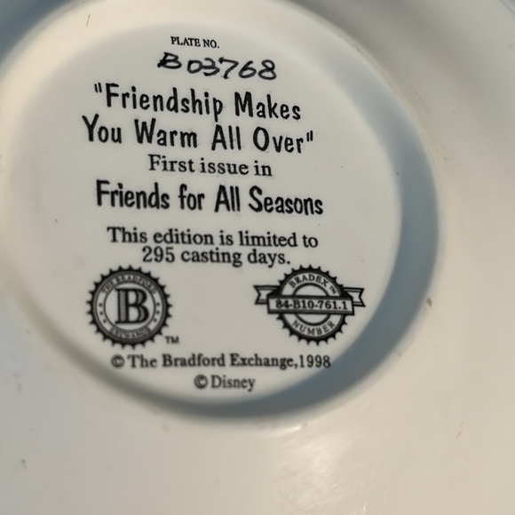 Bradford Exchange Limited Edition Disney Collectors Plate - Picture 4 of 4